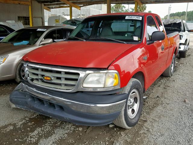 1FTZX1722YNA60473 - 2000 FORD F150 RED photo 2