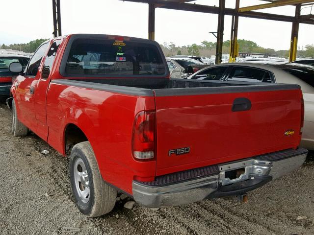 1FTZX1722YNA60473 - 2000 FORD F150 RED photo 3