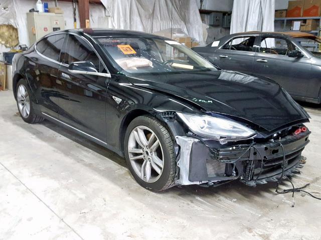 5YJSA1H16EFP55932 - 2014 TESLA MODEL S BLACK photo 1