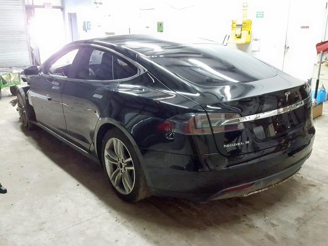 5YJSA1H16EFP55932 - 2014 TESLA MODEL S BLACK photo 3