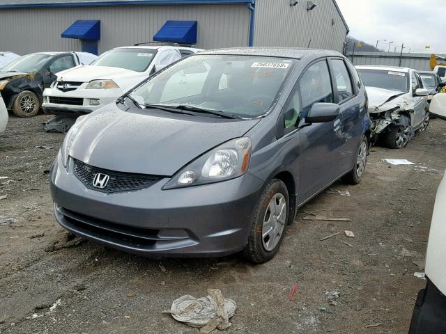 JHMGE8H30CC037824 - 2012 HONDA FIT SILVER photo 2