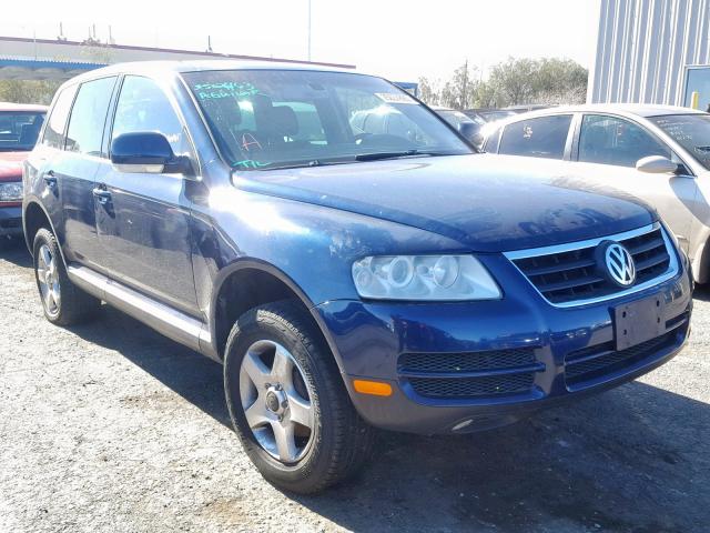 WVGBC67L74D016905 - 2004 VOLKSWAGEN TOUAREG 3. BLUE photo 1