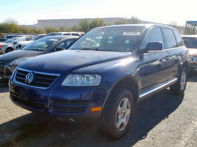 WVGBC67L74D016905 - 2004 VOLKSWAGEN TOUAREG 3. BLUE photo 2