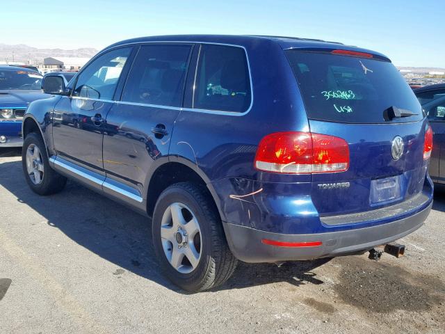 WVGBC67L74D016905 - 2004 VOLKSWAGEN TOUAREG 3. BLUE photo 3