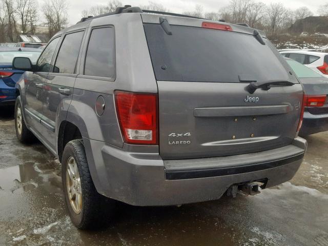 1J8GR48K67C663141 - 2007 JEEP GRAND CHER GRAY photo 3