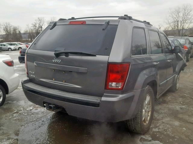 1J8GR48K67C663141 - 2007 JEEP GRAND CHER GRAY photo 4