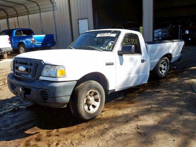 1FTYR10D48PA03035 - 2008 FORD RANGER WHITE photo 2