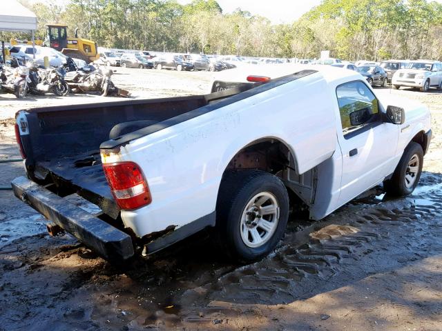 1FTYR10D48PA03035 - 2008 FORD RANGER WHITE photo 4