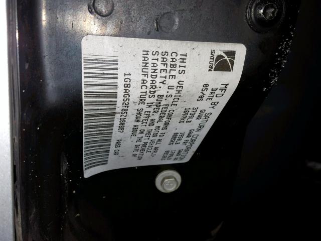 1G8AG52F85Z180887 - 2005 SATURN ION LEVEL SILVER photo 10