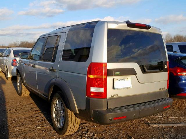 SALAE25448A463304 - 2008 LAND ROVER LR3 SE GRAY photo 3