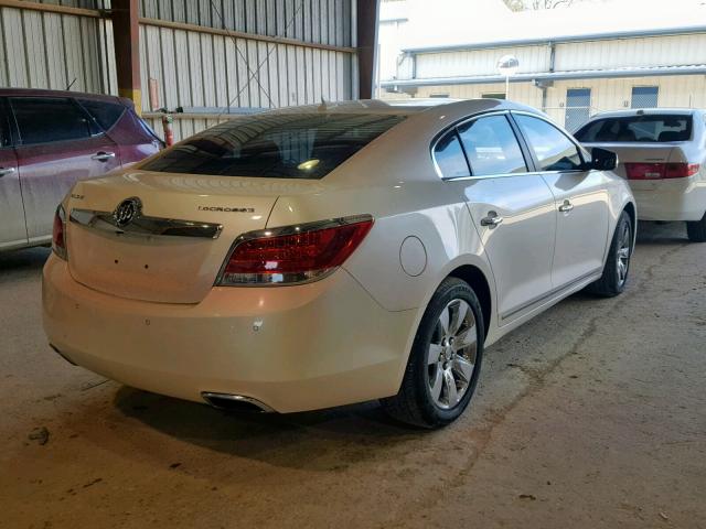 1G4GD5E32CF376425 - 2012 BUICK LACROSSE P WHITE photo 4