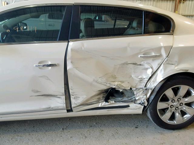 1G4GD5E32CF376425 - 2012 BUICK LACROSSE P WHITE photo 9