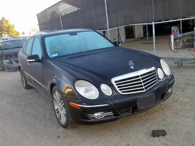 WDBUF56X98B265581 - 2008 MERCEDES-BENZ E 350 BLACK photo 1