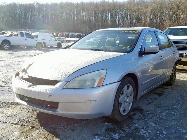 1HGCM66804A003774 - 2004 HONDA ACCORD EX SILVER photo 2