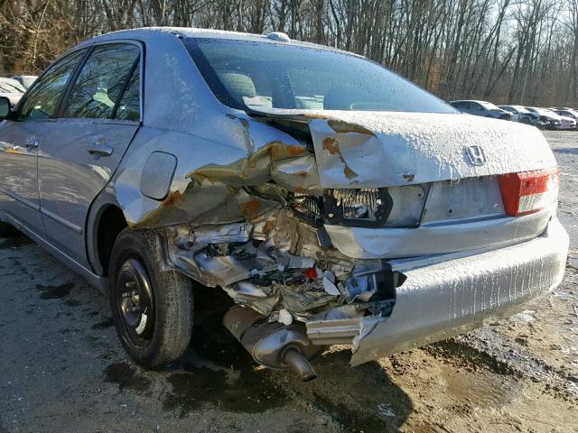 1HGCM66804A003774 - 2004 HONDA ACCORD EX SILVER photo 9