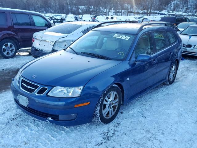 YS3FD59Y161103640 - 2006 SAAB 9-3 BASE BLUE photo 2