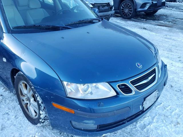 YS3FD59Y161103640 - 2006 SAAB 9-3 BASE BLUE photo 9