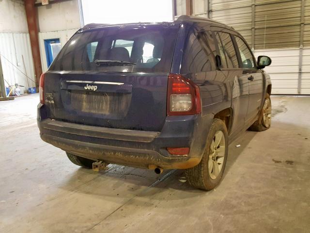 1C4NJDBB7ED664644 - 2014 JEEP COMPASS SP BLUE photo 4