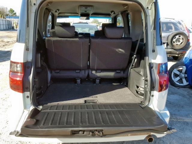 5J6YH1H94AL005586 - 2010 HONDA ELEMENT SC WHITE photo 9