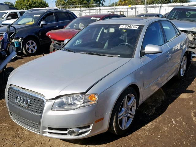 WAUAF78E05A546419 - 2005 AUDI A4 2.0T SILVER photo 2