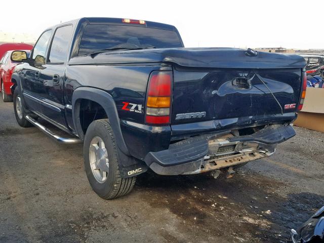 2GTEK13T151123846 - 2005 GMC NEW SIERRA BLACK photo 3