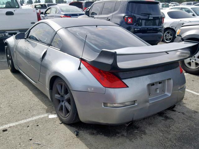 JN1AZ34D26M306551 - 2006 NISSAN 350Z COUPE GRAY photo 3