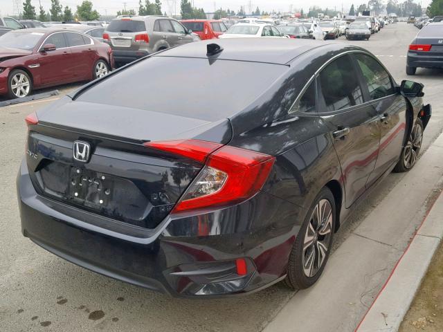 JHMFC1F70JX020381 - 2018 HONDA CIVIC EXL BLACK photo 4