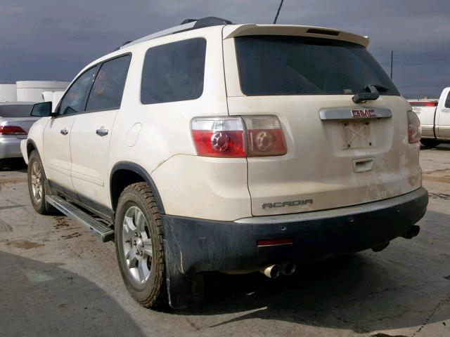 1GKKRPED7CJ341482 - 2012 GMC ACADIA SLE WHITE photo 3