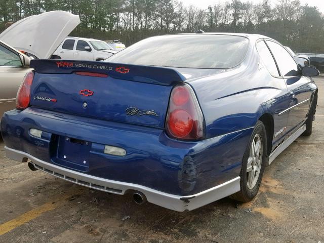 2G1WX12KX39340236 - 2003 CHEVROLET MONTE CARL BLUE photo 4