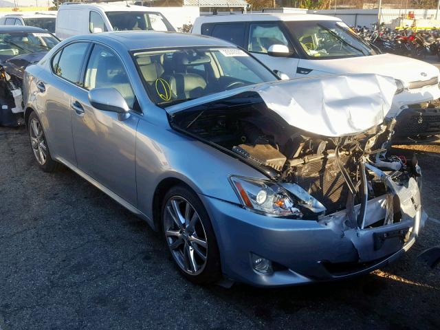 JTHBK262185051513 - 2008 LEXUS IS 250 BLUE photo 1