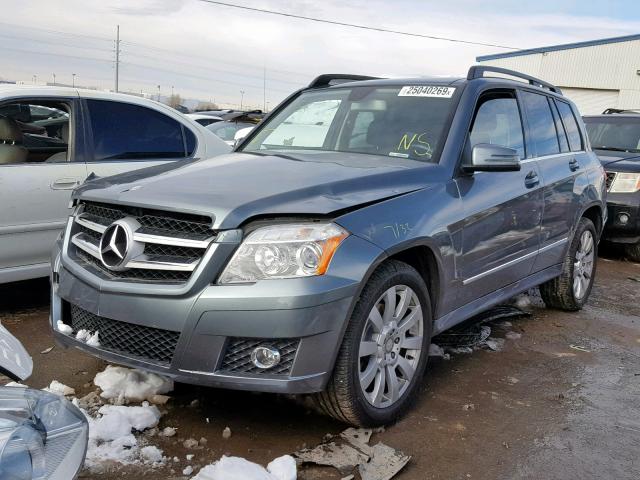 WDCGG8HB2CF752048 - 2012 MERCEDES-BENZ GLK 350 4M GRAY photo 2