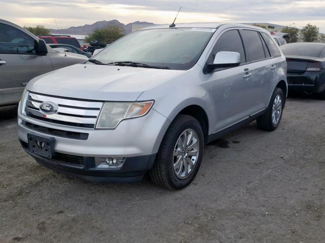 2FMDK3JC0ABB69405 - 2010 FORD EDGE SEL SILVER photo 2