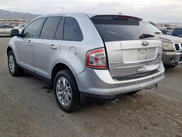 2FMDK3JC0ABB69405 - 2010 FORD EDGE SEL SILVER photo 3