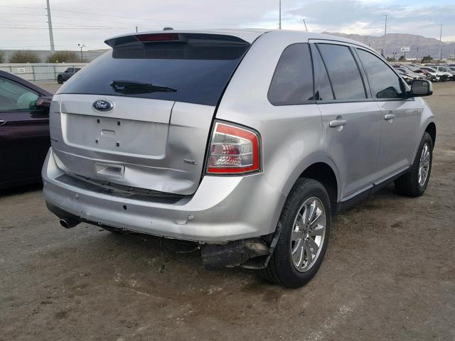 2FMDK3JC0ABB69405 - 2010 FORD EDGE SEL SILVER photo 4