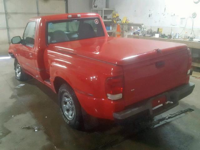 1FTYR10CXYPB14440 - 2000 FORD RANGER RED photo 3