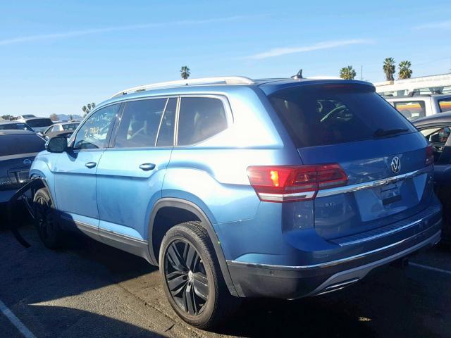 1V2NR2CA7KC507960 - 2019 VOLKSWAGEN ATLAS SEL Mavi foto 3
