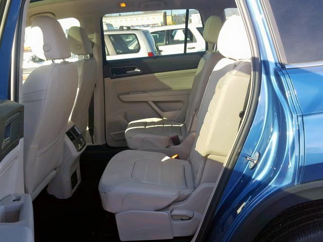 1V2NR2CA7KC507960 - 2019 VOLKSWAGEN ATLAS SEL Mavi foto 6