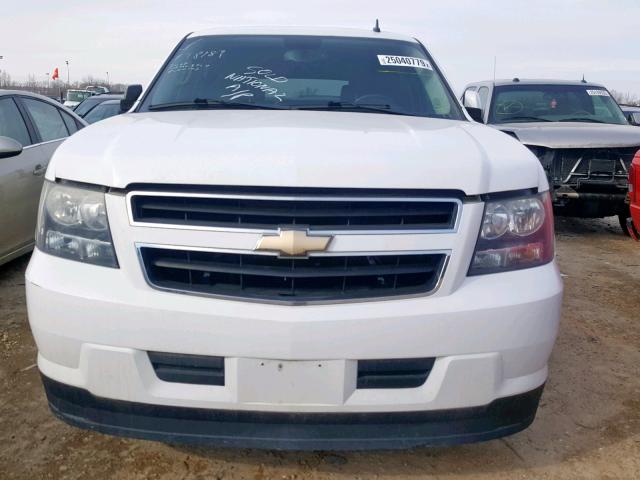 1GNFK13549R104377 - 2009 CHEVROLET TAHOE HYBR WHITE photo 9