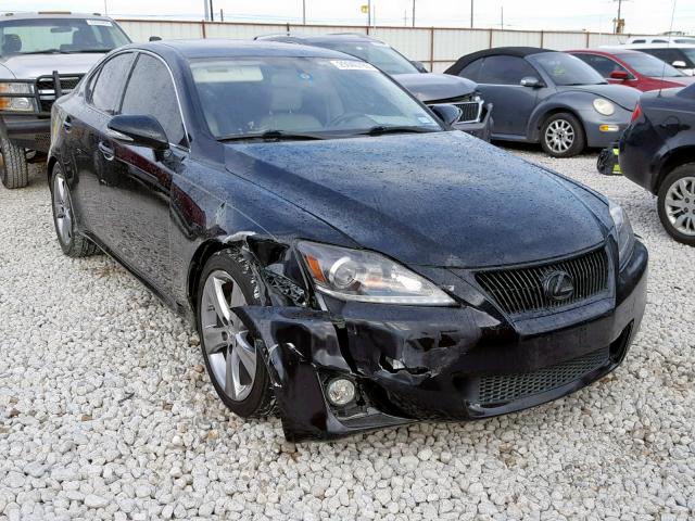 JTHBF5C23B5150822 - 2011 LEXUS IS 250 BLACK photo 1