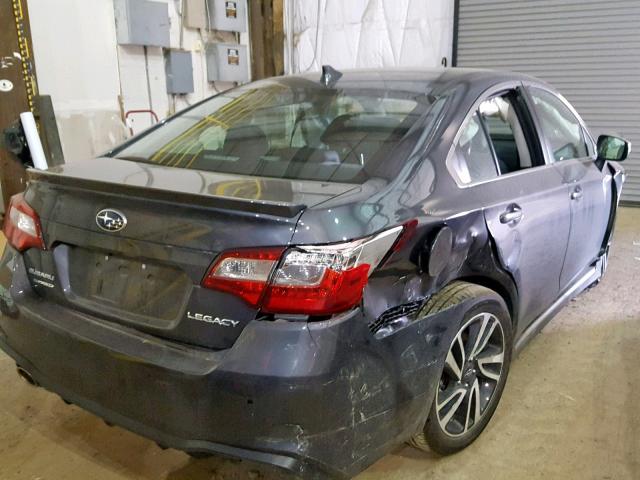 4S3BNAS67J3019453 - 2018 SUBARU LEGACY SPO GRAY photo 4