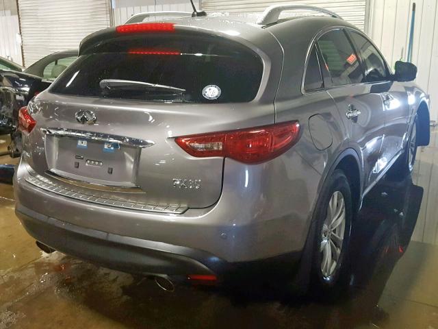 JN8AS1MW2BM140571 - 2011 INFINITI FX35 GRAY photo 4