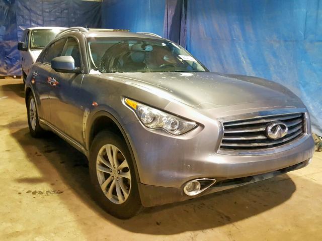 JNBCS1MW8EM411159 - 2014 INFINITI QX70 GRAY photo 1