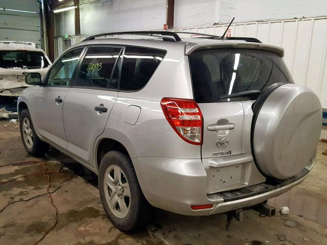 2T3BK4DV5BW057499 - 2011 TOYOTA RAV4 SILVER photo 3