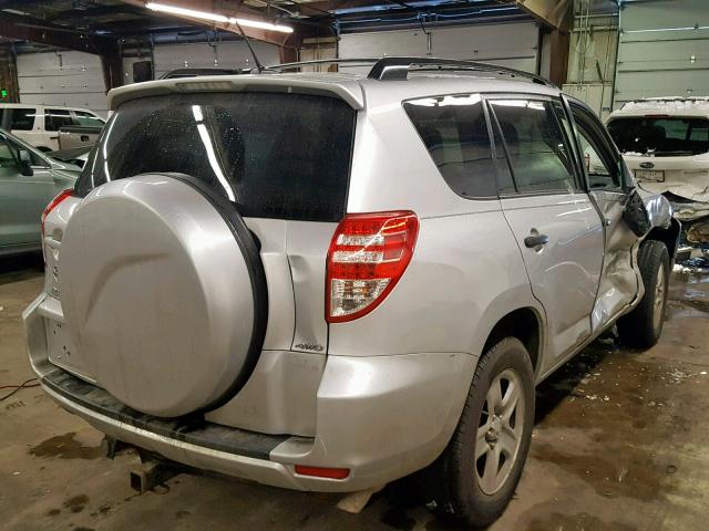 2T3BK4DV5BW057499 - 2011 TOYOTA RAV4 SILVER photo 4