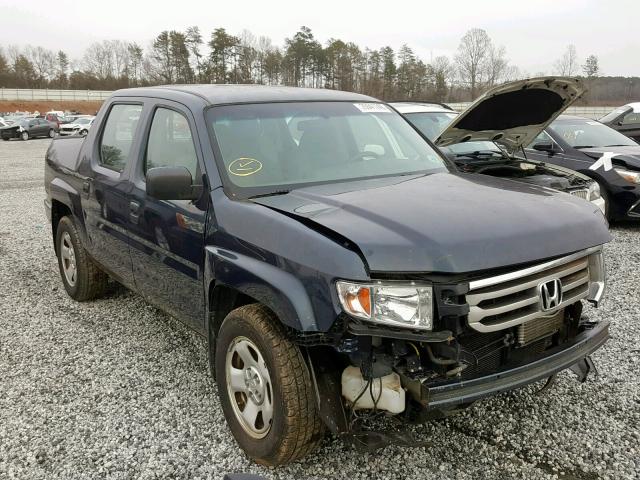 5FPYK1F2XCB458931 - 2012 HONDA RIDGELINE BLUE photo 1