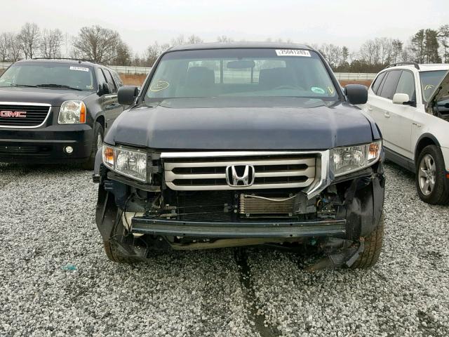 5FPYK1F2XCB458931 - 2012 HONDA RIDGELINE BLUE photo 9