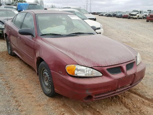 1G2NE52E85M232346 - 2005 PONTIAC GRAND AM S MAROON photo 1