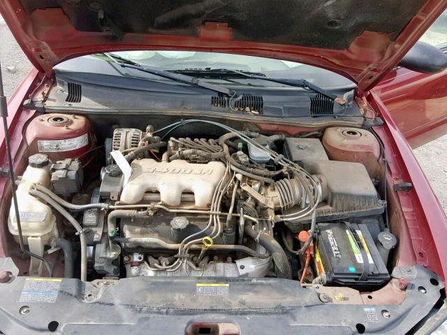 1G2NE52E85M232346 - 2005 PONTIAC GRAND AM S MAROON photo 7