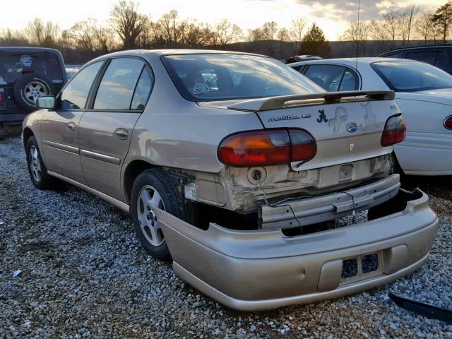 1G1NE52J23M605525 - 2003 CHEVROLET MALIBU LS GOLD photo 3