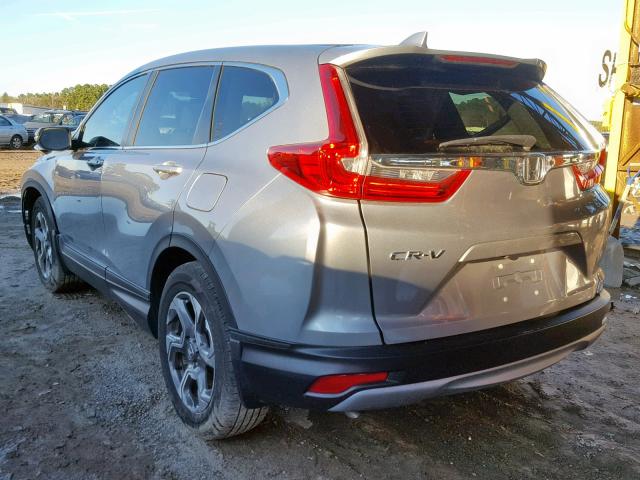 7FARW1H57HE020890 - 2017 HONDA CR-V EX SILVER photo 3